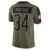 Maillot Homme Chicago Bears Walter Payton 34 Nike 2021 Salute to Service